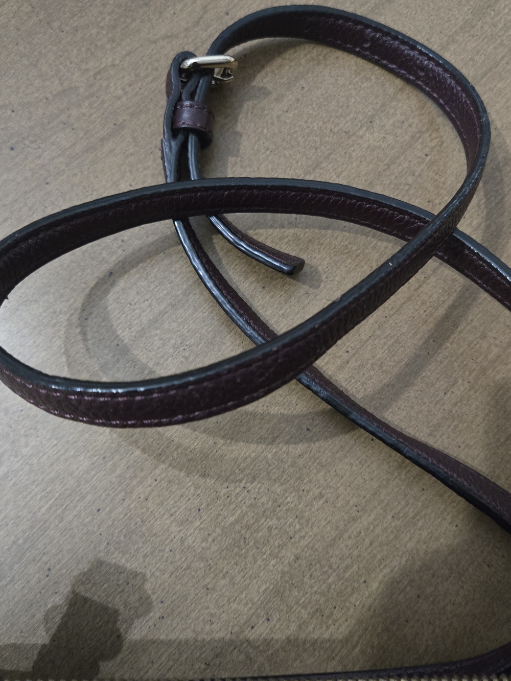 kate spade New York Pebbled Leather Satchel - Deep Burgundy - Picture 6 of 14